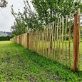 BOGATECO Lot de 3 poteaux de clôture en bois traité pour clôture de 500 cm de haut - 120 cm de haut - Fabriqué en Europe-2