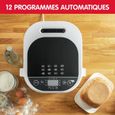 MOULINEX Machine à pain 1 kg, 20 programmes automatiques, Programme sans gluten, Maintien au chaud, Pain Doré OW210130-2