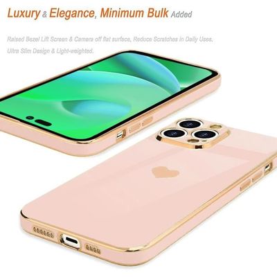 Coque Loopy Pour IPhone 14 Pro Max - Noir Avec Motif Cœurs Roses, Inclut Anneau Et Sac - Occasion