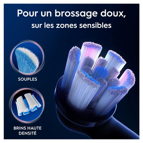 Pack 6 Brossettes Oral-B IO Gentle Care - Recharges Pour Brosse à Dents électrique