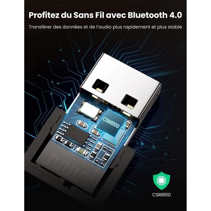 Adaptateur Audio USB Bluetooth 5.0 Pour PS5/PS4/PC - Dongle Avec Mini Micro Plug & Play