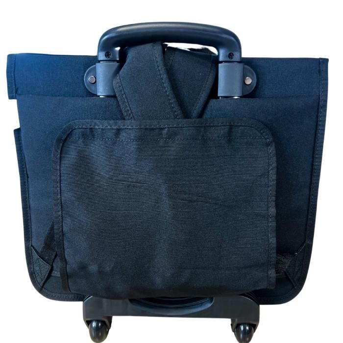 Cartable a roulettes Airness 41 cm Ace noir Noir Cdiscount Bagagerie Maroquinerie