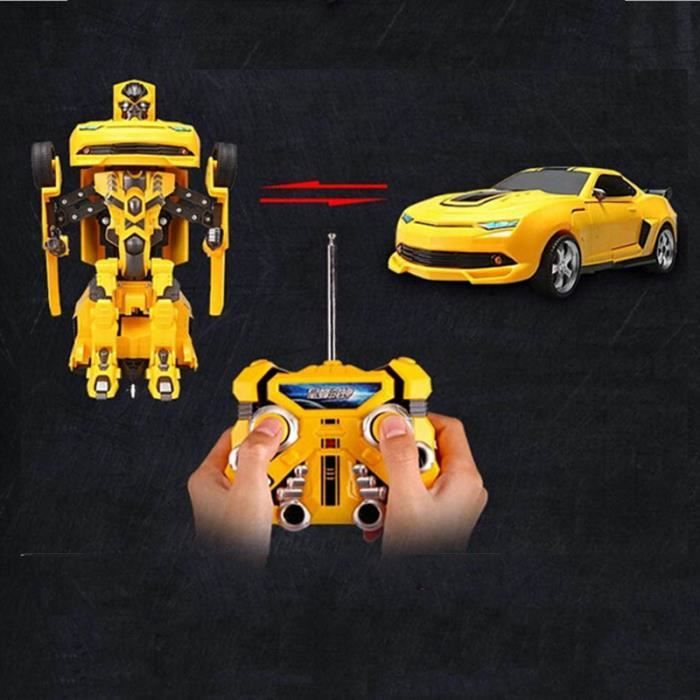 Camaro Jaune et Noir - Voiture transformable Transformers - Bumblebee  Transformers