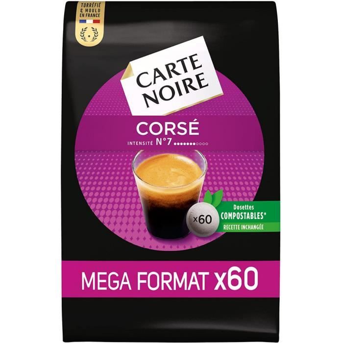Dosettes de café Carte Noire Corsé N° 7 - Paquet de 60 sur