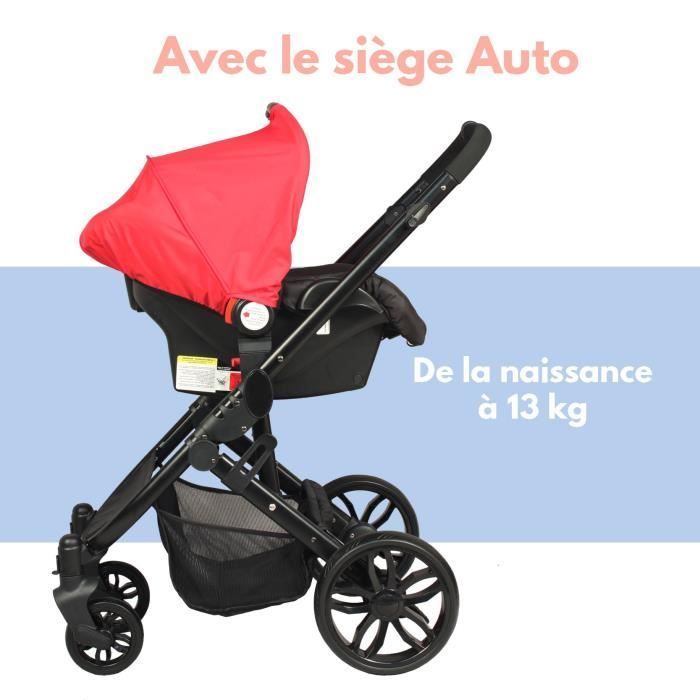 Poussette bambisol combiné 3 en 1 new arrivals