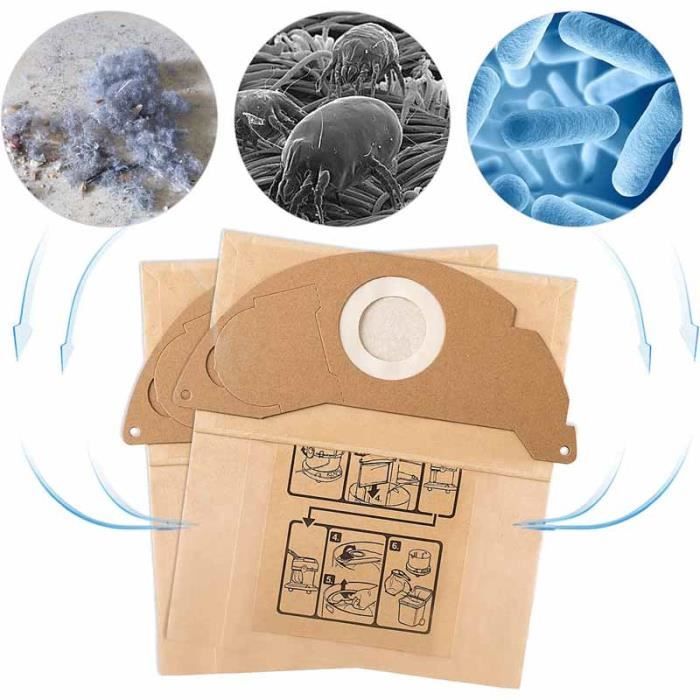 Confezione Da 10 Sacchetti Per Aspirapolvere Compatibili Per - Foto 3