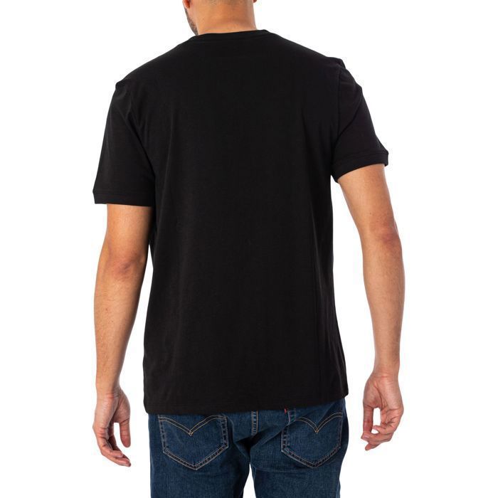 HUGO BOSS Elogo T-shirt met logo en pailletten • Antraciet • de Bijenkorf