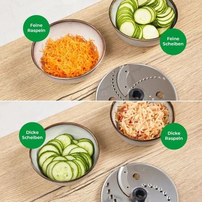 Râpe/Coupe-légumes Pour Thermomix TM5/TM6/TM31 - Acier Inox, Multifonction, Lave-vaisselle