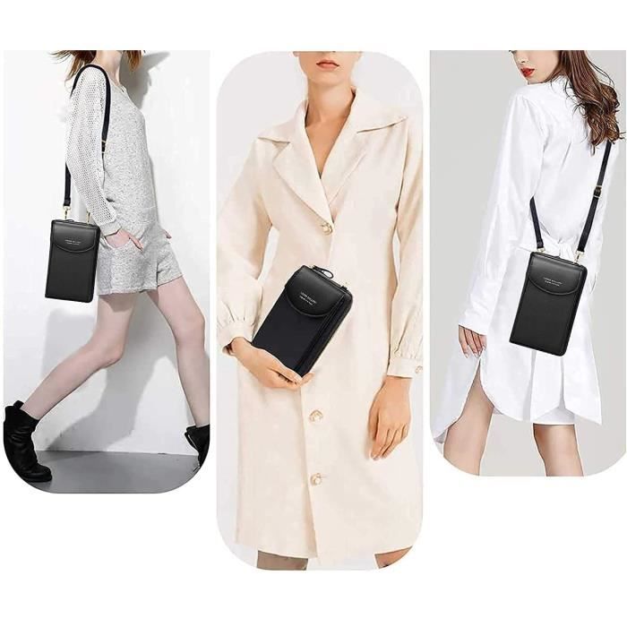 Sac en bandoulière pour téléphone portable avec écran tactile Sac en bandoulière pour téléphone portable avec écran tactile