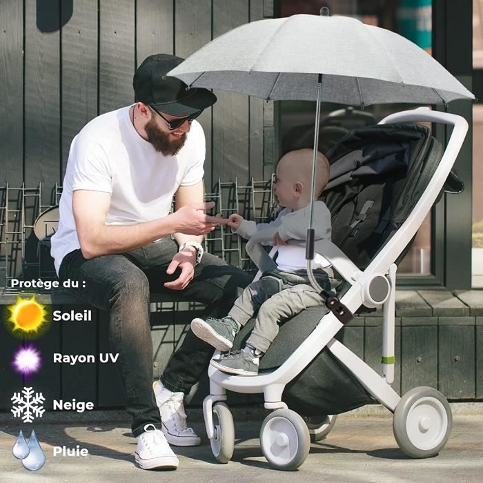 Ombrelle Poussette Universelle Anti UV Bébé Confort Parasol & Parapluie  Landaus et Poussettes Fixation Flexible et Orientable - Cdiscount  Puériculture & Eveil bébé