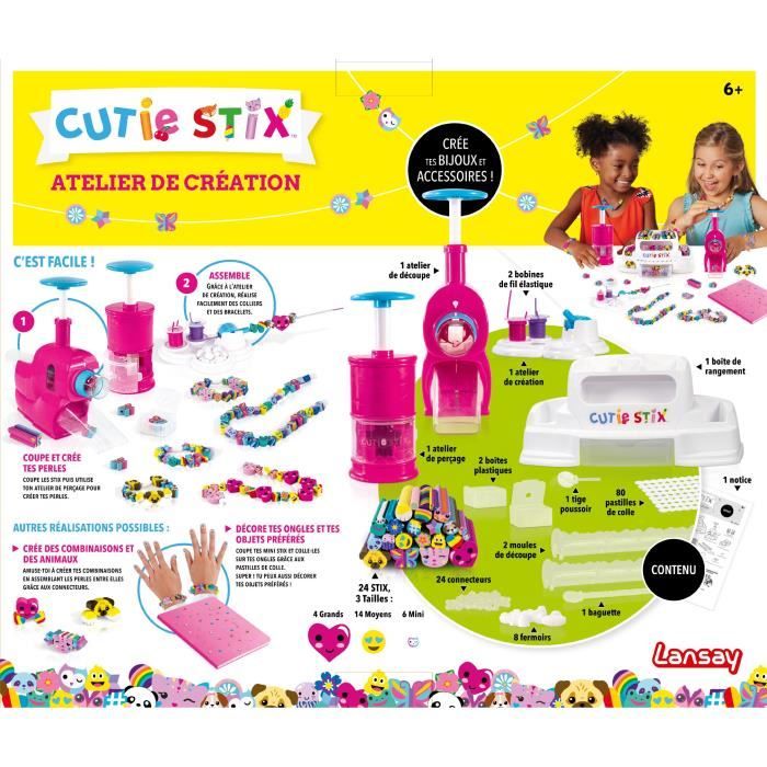 LANSAY - CUTIE STIX® - Recharge Maxi Pop - Bijoux et décorations DIY dès 6  ans - Cdiscount Jeux - Jouets
