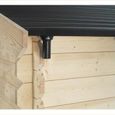 Gouttière pour abri en bois SOLEIL toit pvc 3x4 m-0
