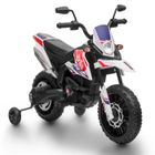MELISSA & DOUG Playkin - APRILIA RX - Motorbike couleur blanche batterie 12V enfants 3-8 ans
