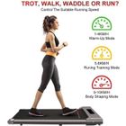HOMEFITNESSCODE Tapis de course Portable 1,5 HP - HOME FITNESS CODE - 1-10 Km/h Vitesse Réglable - Gris