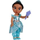 Disney Princesse - Poupée 38cm Jasmine Aladin - Licence Officielle Disney - Collection Mon Amie Princesse - Robe Effets Argentés