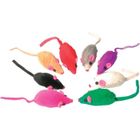 ZOLUX Jouet pour chat - Modèle standard - 8 souris en fourrure - Fibre synthétique - Intérieur