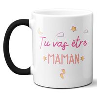 Mug Magique "tu vas être maman" - 33 cl, céramique - Imprimé en France