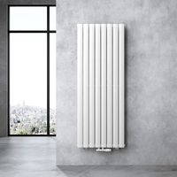 Sogood radiateur pour chauffage central 160x61cm radiateur à eau chaude panneau monocouche design vertical blanc