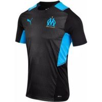 Nouveau Maillot Officiel D'Entrainement Homme Puma OM Olympique de Marseille Saison 2021-2022 Noir