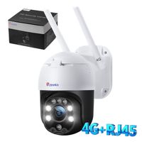 Ctronics 5MP Caméra De Surveillance WiFi Extérieure Caméra IP PTZ