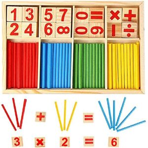 CLISPEED Bâtonnets Comptage Colorés – Apprentissage Maths Maternelle