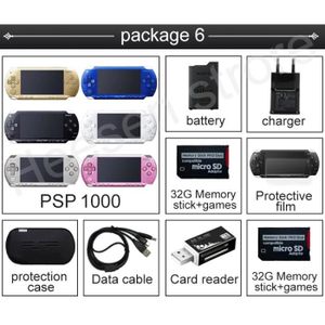 CONSOLE PSP Carte mémoire PSP 1000 Sony 16 Go remise à neuf - 