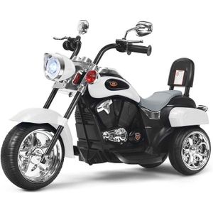 MOTO - SCOOTER COSTWAY Moto Électrique 6V pour Enfants Scooter av
