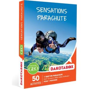 COFFRET SPORT - LOISIRS Dakotabox - Sensations parachute - Coffret Cadeau 
