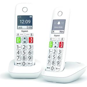 Téléphone fixe Téléphone Fixe GIGASET E290 A Duo Blanc - Répondeu