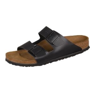 SANDALE - NU-PIEDS Chaussures Birkenstock Arizona Leder - Homme - Noir