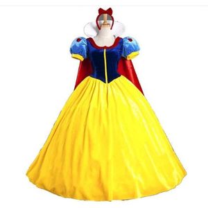 DÉGUISEMENT - PANOPLIE Femme mode Deguisement Blanche Neige Princesse luxe cosplay costume pour noel Halloween et Bandeau