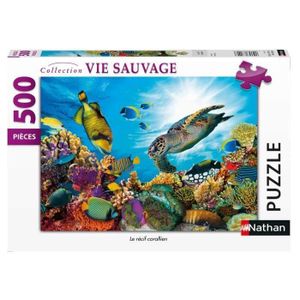 PUZZLE Puzzle 500 pièces - NATHAN - Le récif corallien - 