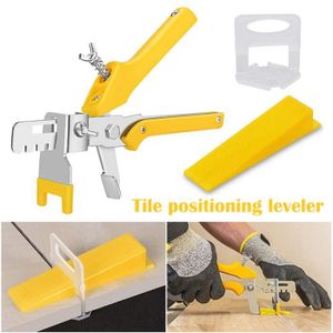ajusteur de Niveau de carrelage R/éutilisable Plat C/éramique Plancher Mur Construction Outils Syst/ème Giytoo Syst/ème de nivellement de carrelage 100 pi/èces avec cl/é sp/éciale