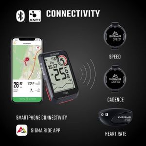 COMPTEUR POUR CYCLE Compteur GPS Sigma ROX 4.0 HR avec 30 fonctions
