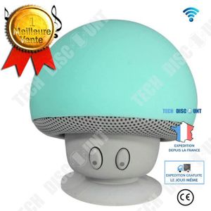 Multifonction Se Ventouse Partout Enceinte Bluetooth Waterproof Champignon Mob Son Puissant Id/ée Cadeau