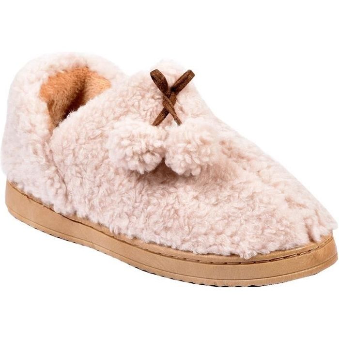 Chaussons Maison Drôle De Mixtes De Moutons en Peluche De Coton Femme  Pantoufle d'automne Et d'hiver pour La Maison Intérieur [60] Blanc -  Cdiscount Chaussures