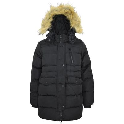 Manteau D'hiver Enfant à Capuche Oreilles D'ours - Long Et Chaud - Pour Fille Et Garçon - Poches - Tendance - Lavable