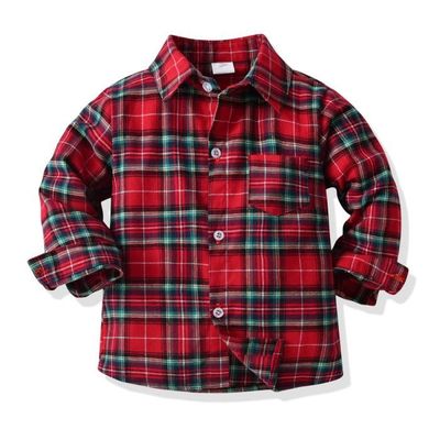 Chemise à carreaux outlet rouge