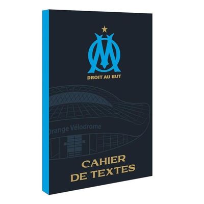 Cahier De Textes Quo Vadis Olympique De Marseille - 15x21cm - Papier Clairefontaine - Fabriqué En France