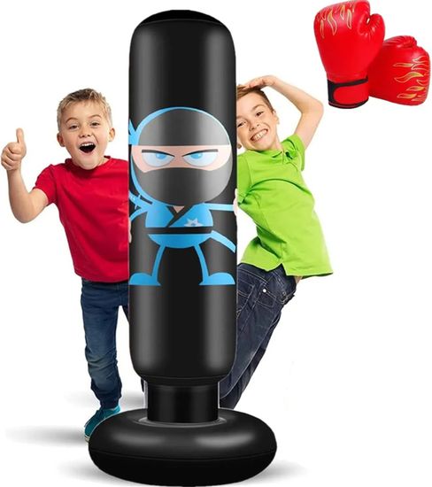 Ganen-Punching ball gonflable - Sac De Frappe Boxe Sur Pied 160 CM