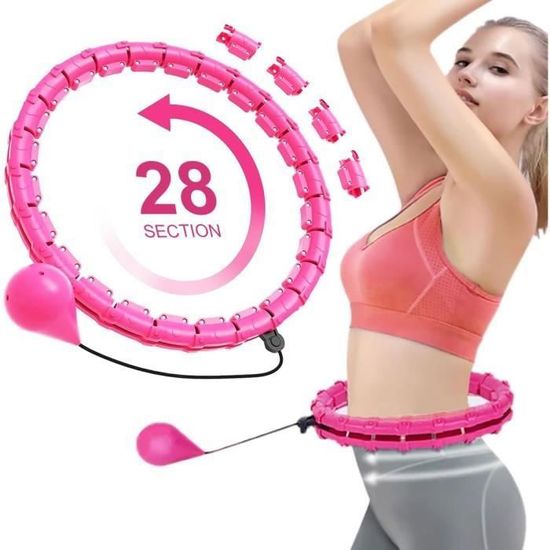 Calma Dragon Hula Hoop 8 Sections – Taille Ajustable, Mousse NBR, 1,2 Kg – Pour Perte De Poids, Fitness, Enfants Adultes