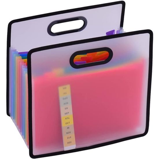 YID Organisateur De Fichiers Mural 5 Poches Support Mural En Métal