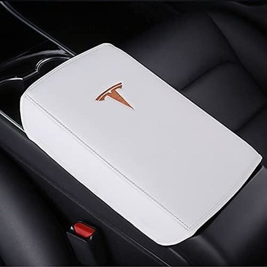 Coussin D'accoudoir Central Pour Mercedes Classe A W169 W176 - Cuir PU Beige - Antidérapant, Protection Console, Facile à Installer