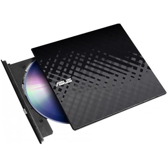 Lecteur/Graveur DVD Externe ASUS SDRW 08D2S-U LITE 8x USB Noir