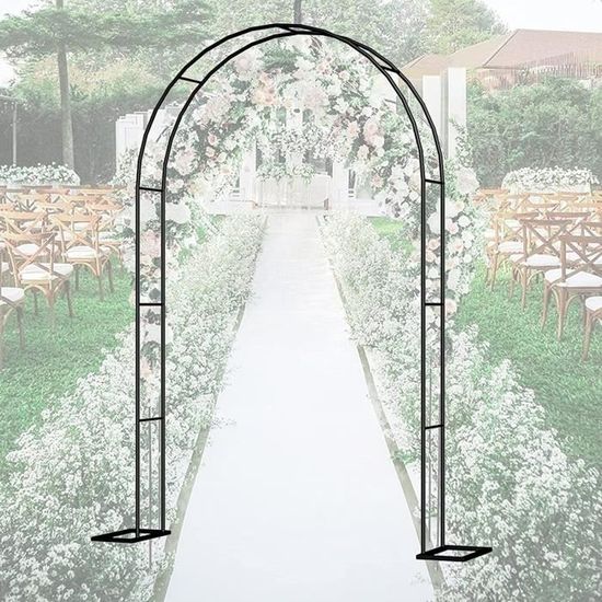 Arche De Jardin, Pergola Décorative D'extérieur En Acier Pour Diverses Plantes Grimpantes, Arche En Métal Pour Jardin, Pelouse De Mariage, Décoration