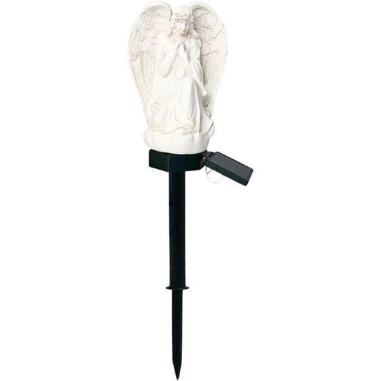 Lampe Funéraire Solaire à LED - Imperméable, Avec Piquet Et Autocollants Cœur - Pour Cimetière, Décoration Tombe