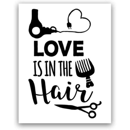 Coiffeur Drole Coupe De Cheveux Citation Affiche Impression Noir Blanc Moderne Murale Tableaux Minimaliste Toile Tableau Peinture623 Cdiscount Maison