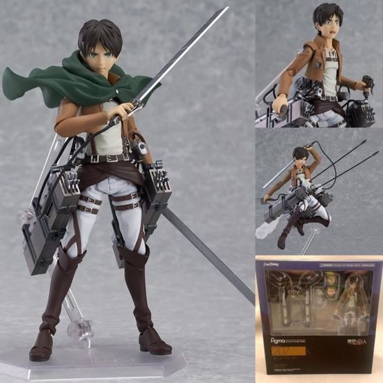 Figurine Attaque Des Titans Eren Yeager 15 Cm - PVC Sécurisé - Collection, Décoration, Cadeau Fan - 7