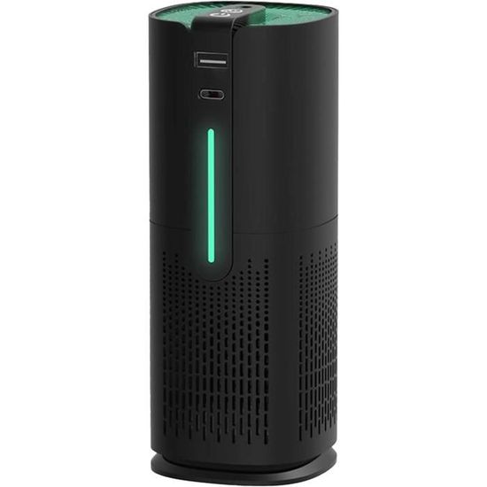 Purificateur D'Air Voiture Portable Avec LED - Filtre HEPA Pour Maison, Bureau Et Voyage