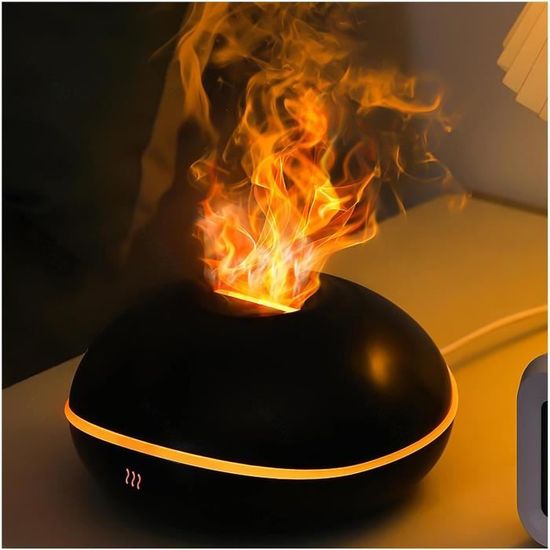 Diffuseur d'arôme avec effet flamme à ultrasons Aromathérapie Huiles Diffuseur a